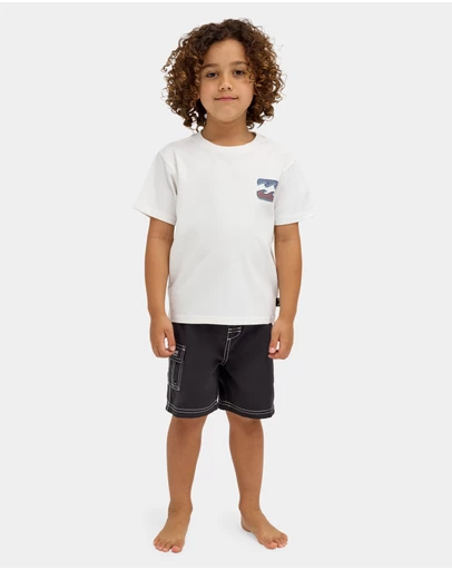 Billabong - Boys 2 to 7 Groms Heritage Arch T-Shirt