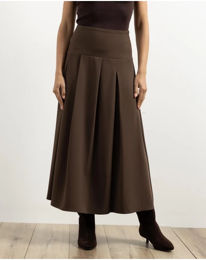 Atmos&Here - Molly Pleated Midi Skirt