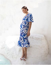 Soon Maternity - Anika Midi Feeding Dress