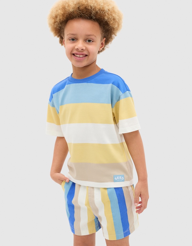 Seed Heritage - Multi Stripe Tee