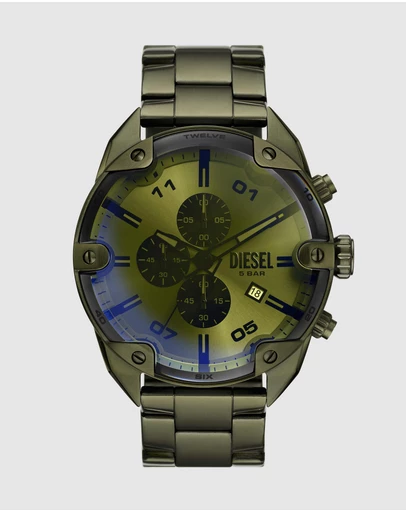 Diesel - Spiked Green Chronograph Watch