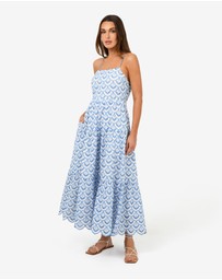 Forcast - Kela Embroidery Maxi Dress