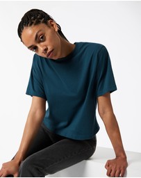 American Apparel - Women's Fine Jersey Boxy T-Shirt