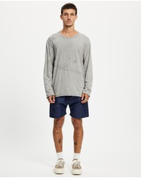 Surrounded By Ghosts - The Sapphirine Cotton Long Sleeve T-Shirt