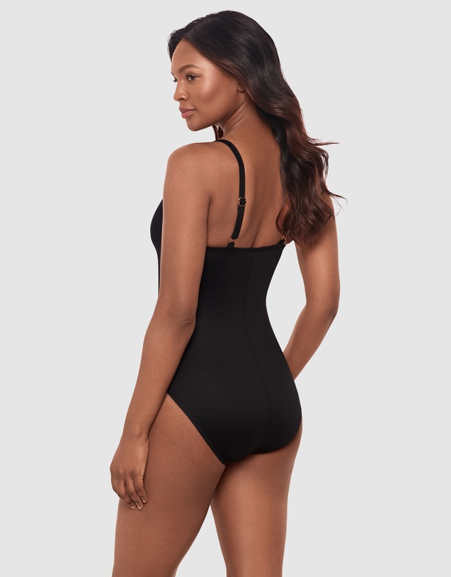 Miraclesuit Swimwear  - Network Mariposa Underwired One-Piece Swimsuit with Mesh