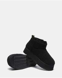 EVERAU - EverAU Ugg Ultra Platform Teddycozy Faux Fur Upper UGG Boots