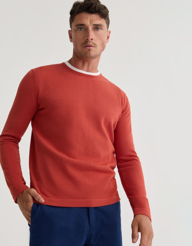 Oxford - Nico Cotton Crew Neck