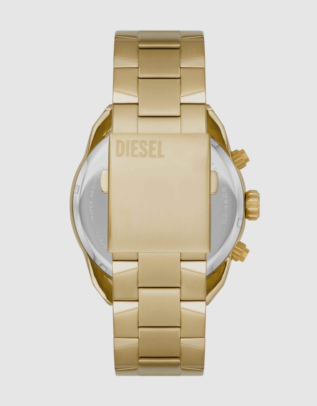 Diesel - Spiked Gold-Tone Chronograph Watch