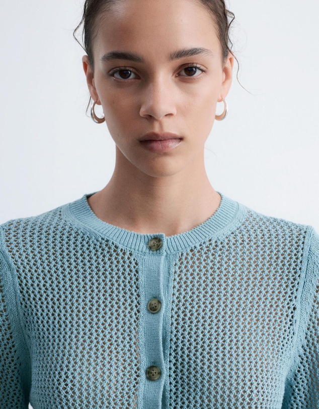 & Other Stories - Open-Knit Cotton Cardigan
