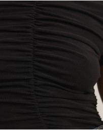 Atmos&Here - Delilah Gathered Mesh Top