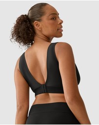 Naturana - Back & Side Smoothing Wirefree Crop Top Bra