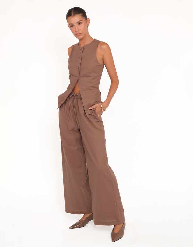 Petal & Pup - Caitlin Pant Set - Brown