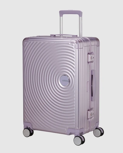 American Tourister - Soundbox Alu Check-In Medium 68cm Zipperless Suitcase