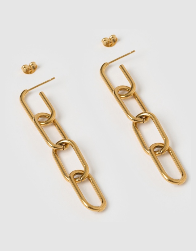 Miz Casa and Co - Kinley Link Drop Earrings