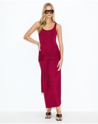 Dazie - Sunday Brunch Jersey Maxi Dress