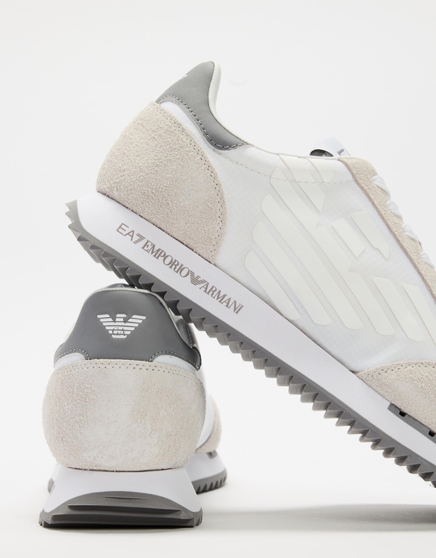 Emporio Armani EA7 - Vintage Mix Eagle Sneakers - Men's