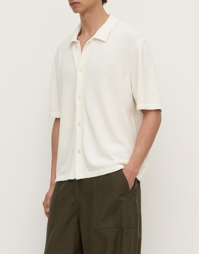 Assembly Label - Lance Boucle Knit Short Sleeve Shirt