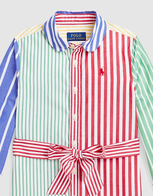 Polo Ralph Lauren - Striped Cotton Poplin Fun Shirtdress - Babies-Kids
