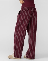 Lorna Jane - Campus Stripe Flannel Lounge Pants