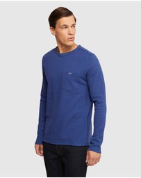 Oxford - Albert Waffle Long Sleeve Tee