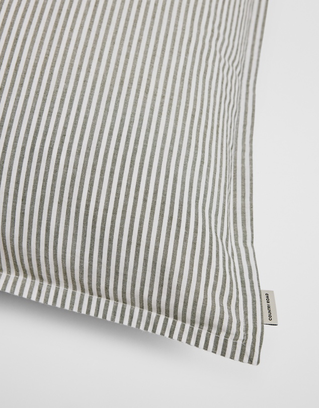 Country Road - Brae Australian Cotton Stripe Standard Pillowcase Pair