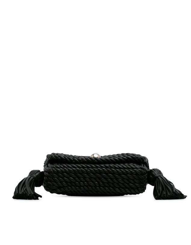 Pre-Loved by Azura Reborn - Pre-Loved Lambskin Torchon Classic Tasseled Twisted Crossbody