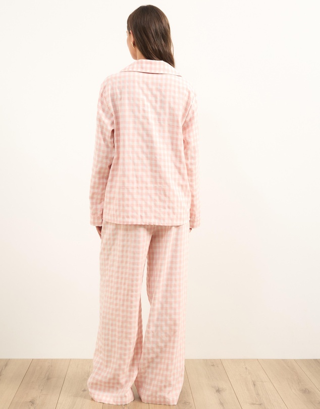 Atmos&Here - Ava Gingham Long PJ Set