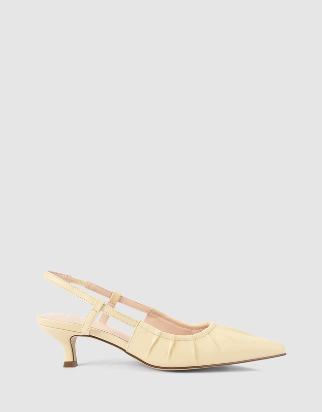 Verali - Lucius Slingback Kitten Heels