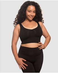 B Free Intimate Apparel - High Back Pull On Crop Top (C-D-DD-E-F-G-H) Cup