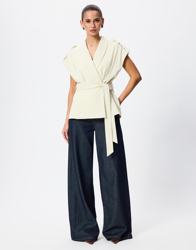 Tussah - Calista Draped Collar Jacket