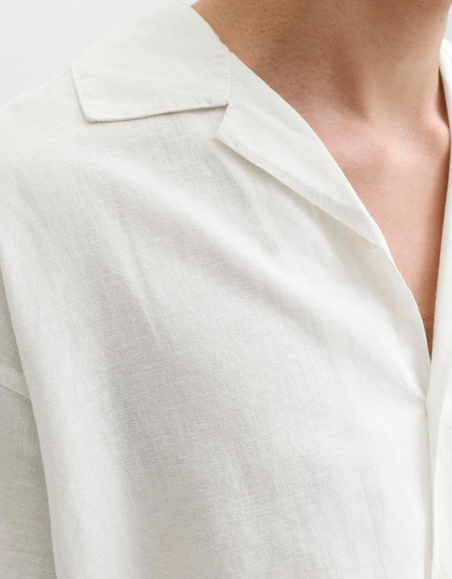 Jack & Jones - JJEBreeze Linen Blend Resort Shirt SS SN