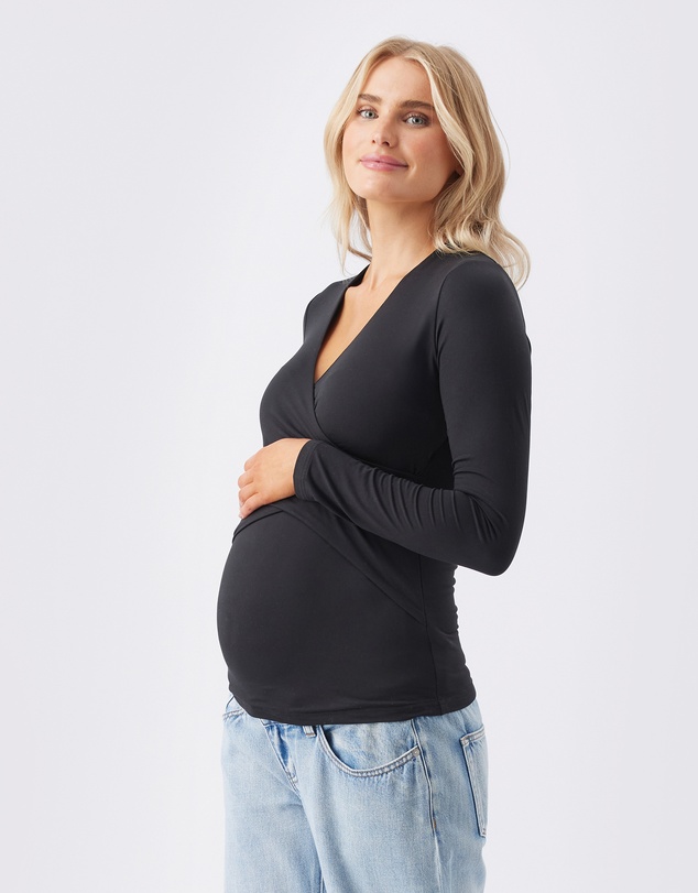 Ripe Maternity - Luxe Knit Embrace Nursing Top