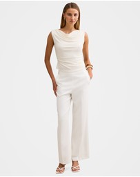 Forever New - Ada Drape Cowl Neck Back Top
