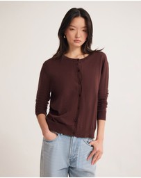 Oxford - Saga Side Button Cardigan