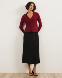 Atmos&Here - Willa Long Sleeve Mesh Shirt