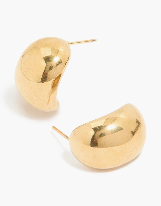 Lovisa - Waterproof Gold Plated Stainless Steel Bubble Round Hoop Earrings