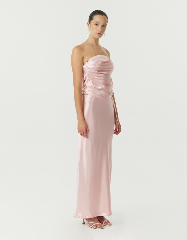 Third Form - Satin Drape Bustier