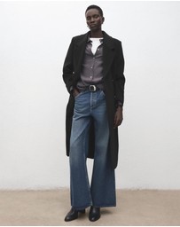 M.N.G - Double-Breasted Wool Coat