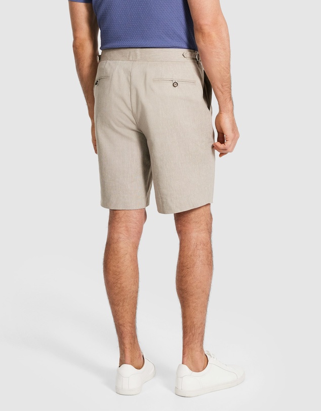 Tarocash - Marvel Pleat Linen Short