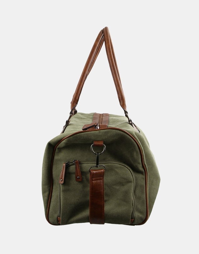 Pierre Cardin - Pierre Cardin Canvas Overnight Duffel Bag