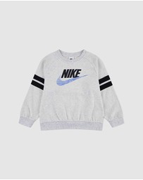 Nike - Nike Sportswear In The Zone French Terry Oversize Crew Sweat - Kids