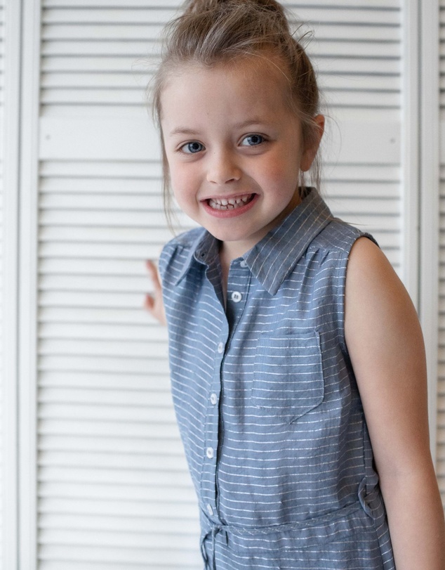 Quapi - Fanya Stripe Dress - Kids-Teens