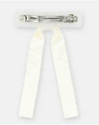 Morgan & Taylor - Vanessa Hair Bow in White