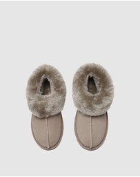 EVERAU - Australian Shepherd Ugg Homey Special Cow Suede Upper House Shoes