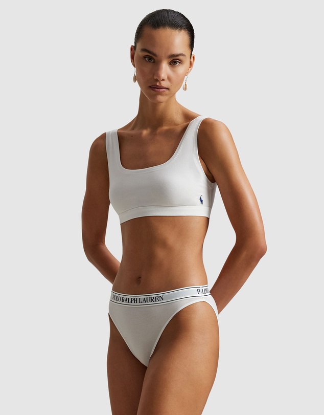 Polo Ralph Lauren - Polo Essentials Cotton Blend High Leg Bikini Brief