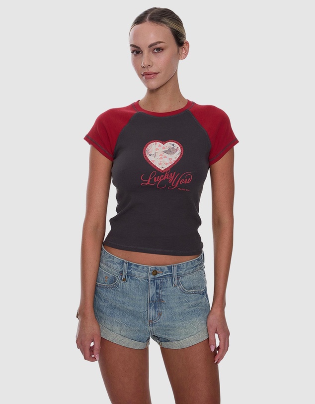 Thrills - Lucky You Raglan Club Tee