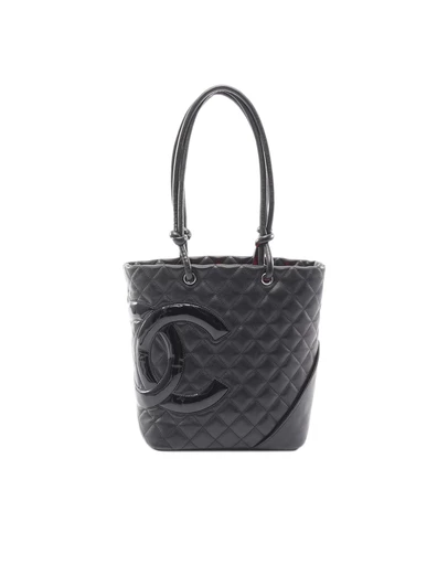 Pre-Loved by Azura Reborn - Pre-Loved Medium Lambskin Cambon Ligne Tote