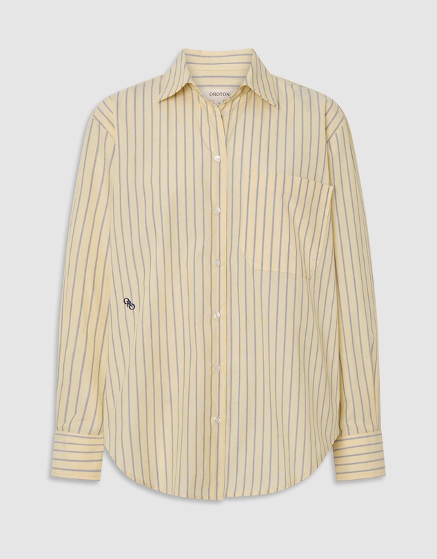 Oroton - Butter Stripe Shirt