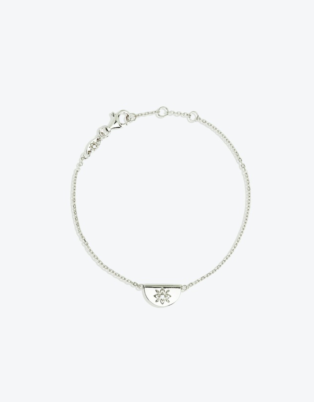By Charlotte - Silver Lotus Bracelet