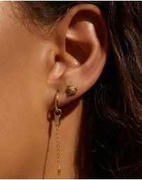 Arms Of Eve - Four Leaf Clover Gold Studs